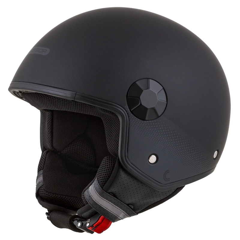 Casco moto aperto Cassida Handy nero-grigio