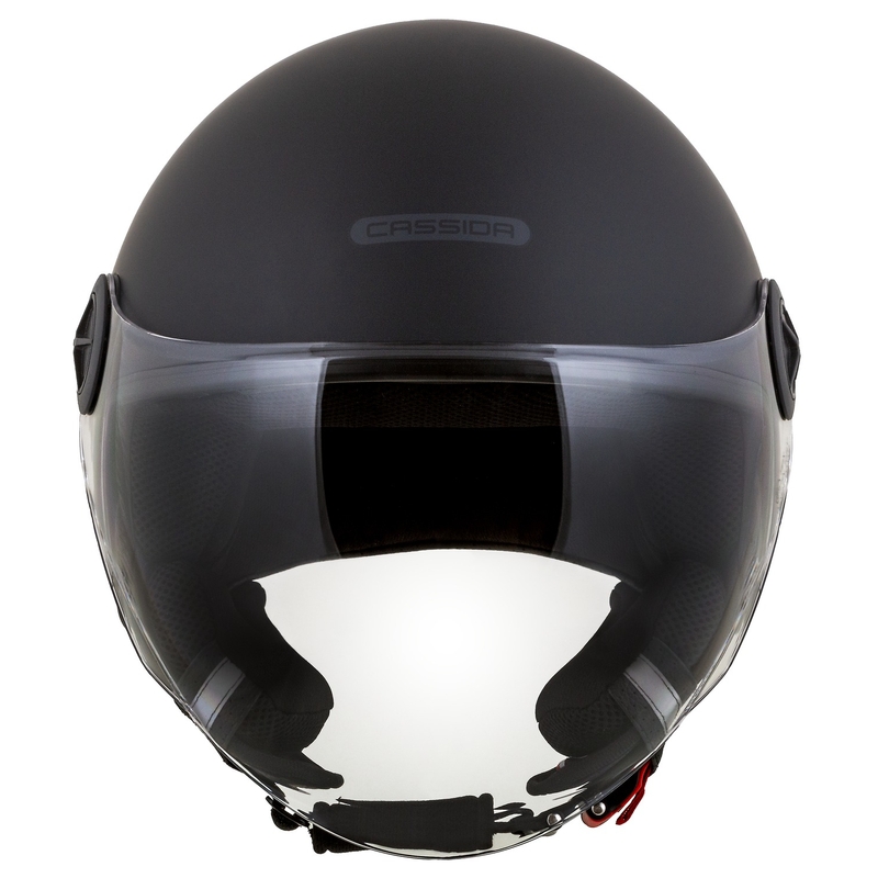 Casco moto aperto Cassida Handy nero-grigio