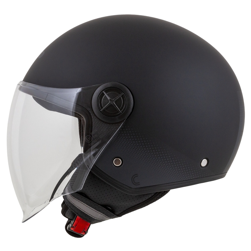 Casco moto aperto Cassida Handy nero-grigio