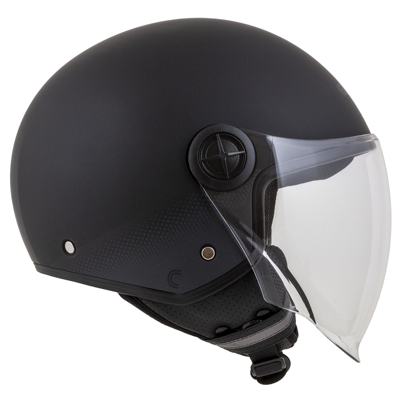 Casco moto aperto Cassida Handy nero-grigio