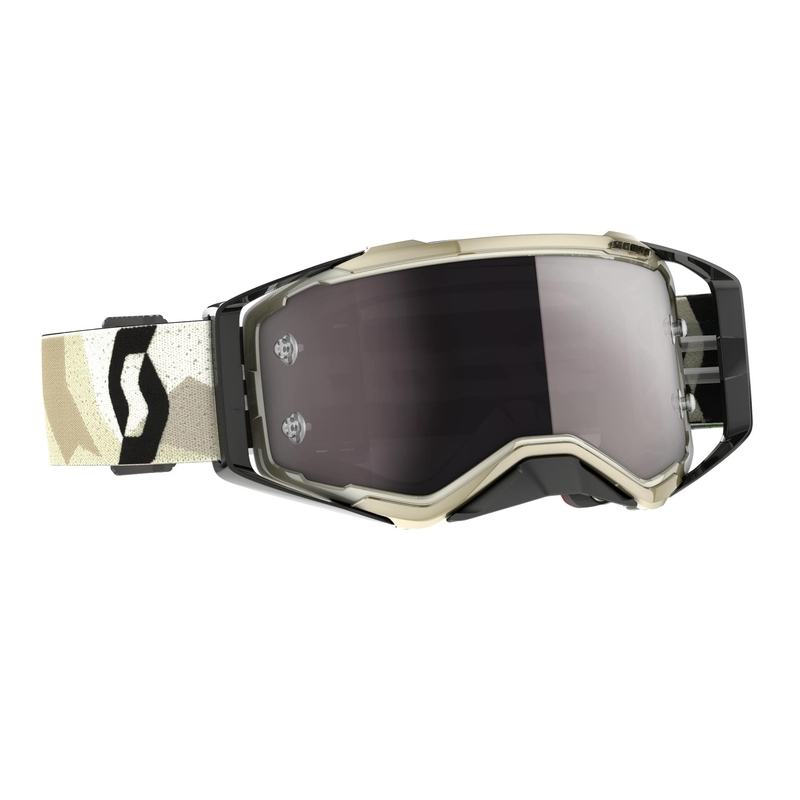 Occhiali da motocross SCOTT Prospect CH camo beige-nero-argento