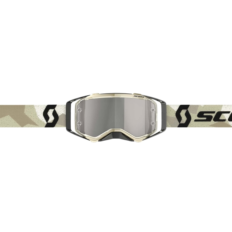 Occhiali da motocross SCOTT Prospect CH camo beige-nero-argento