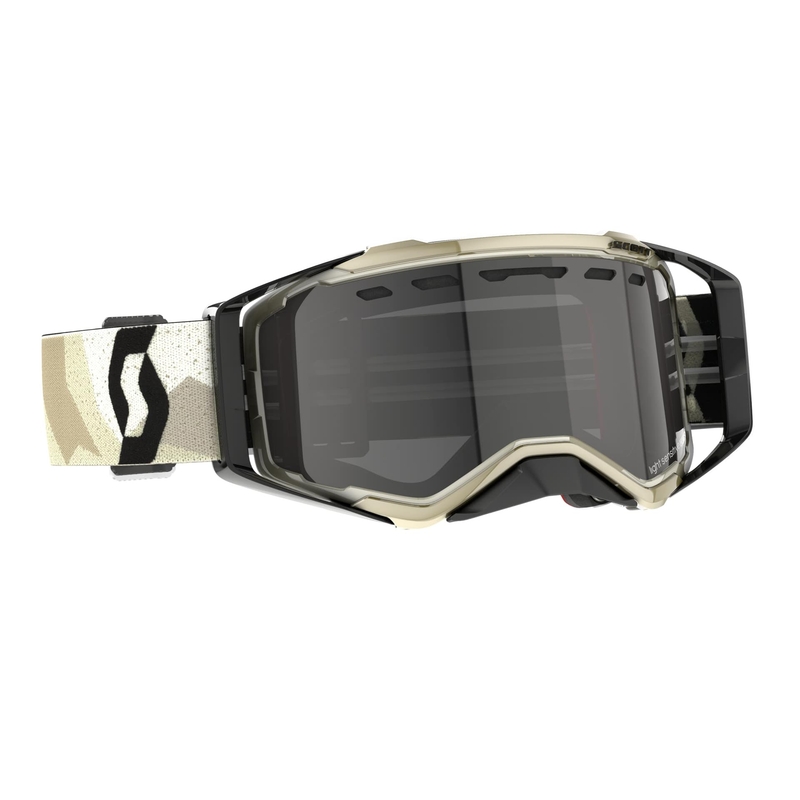 Occhiali da motocross SCOTT Enduro LS camo beige-nero-grigio