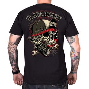 Maglietta da uomo Black Heart Commander nero
