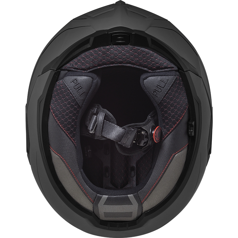 Casco moto flip-up LS2 FF906 Advant Solid nero opaco
