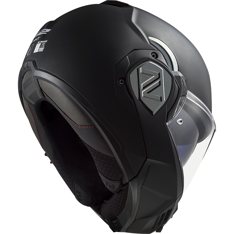 Casco moto flip-up LS2 FF906 Advant Solid nero opaco