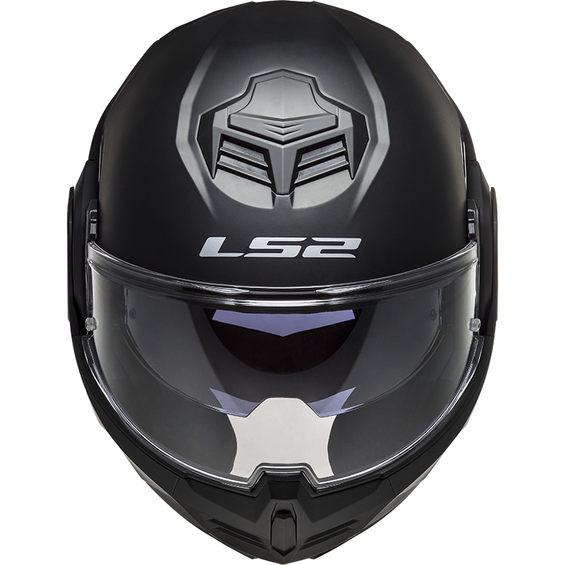 Casco moto flip-up LS2 FF906 Advant Solid nero opaco
