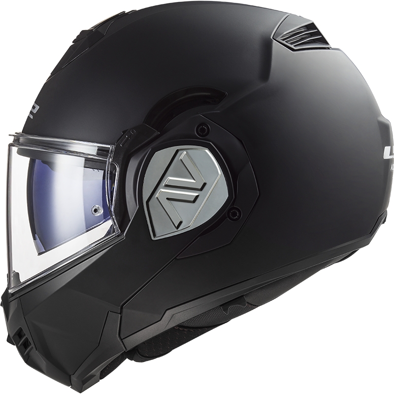 Casco moto flip-up LS2 FF906 Advant Solid nero opaco