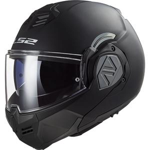 Casco da moto ribaltabile LS2 FF906 Advant Nero solido opaco