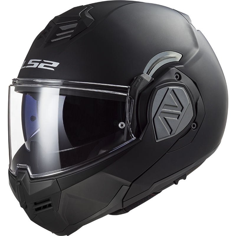 Casco moto flip-up LS2 FF906 Advant Solid nero opaco