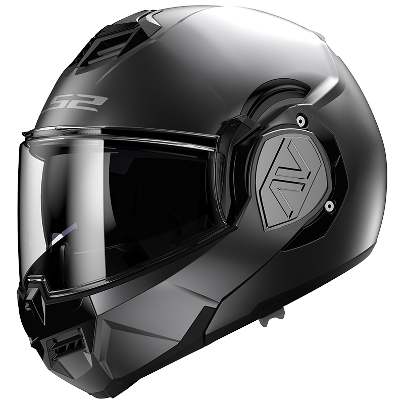 Casco moto LS2 FF906 Advant Solid titanium matt flip-up
