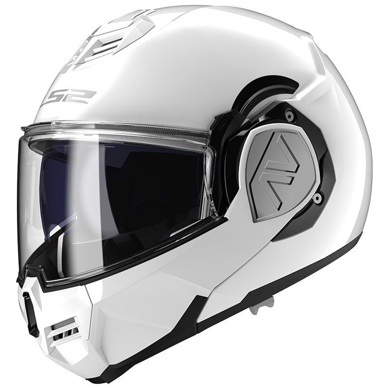 Casco moto ribaltabile LS2 FF906 Advant Solid bianco