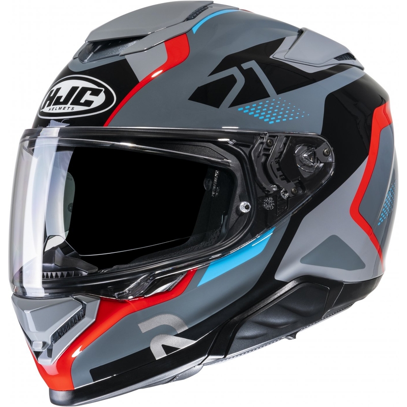 Casco moto integrale HJC RPHA 71 Hapel MC21 nero-blu-rosso-grigio Saldi