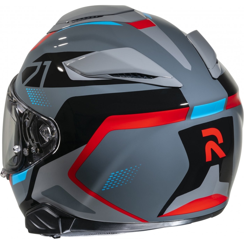 Casco moto integrale HJC RPHA 71 Hapel MC21 nero-blu-rosso-grigio Saldi