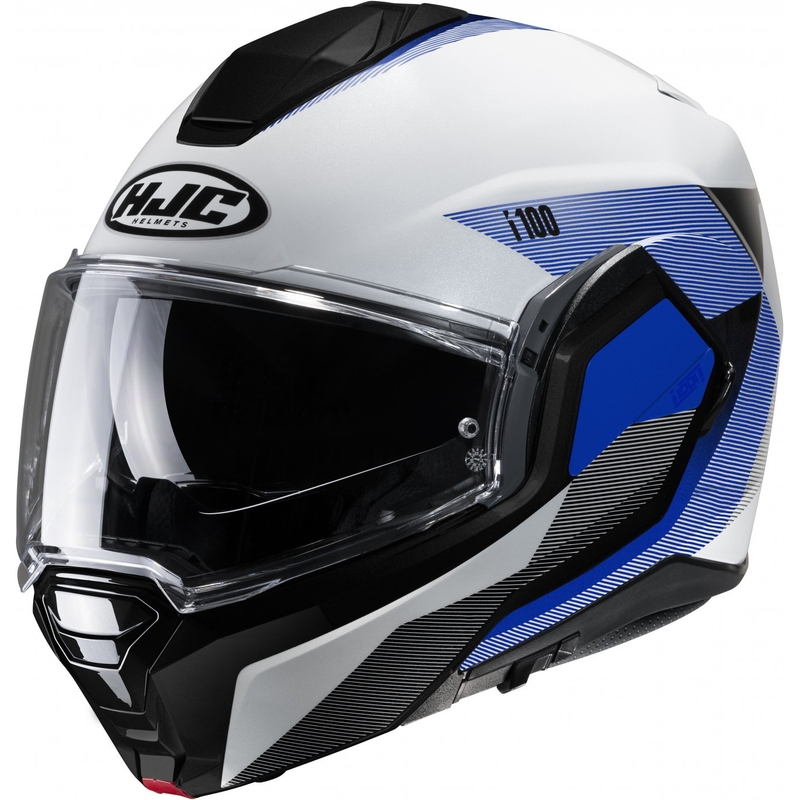 Casco moto apribile HJC i100 Beston MC2 Nero Blu Bianco Saldi