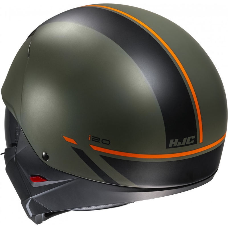Casco aperto con maschera HJC i20 Batol MC4SF arancio-nero-verde Saldi