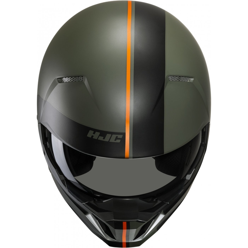 Casco aperto con maschera HJC i20 Batol MC4SF arancio-nero-verde Saldi