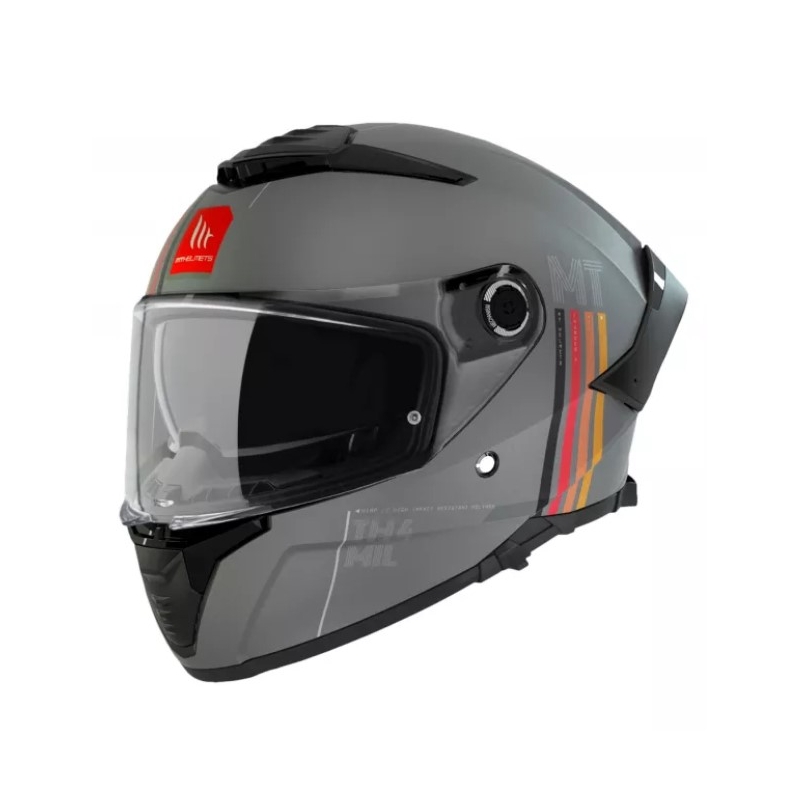 Casco Moto Integrale MT Thunder 4 SV Mil C2 Grigio Opaco Saldi