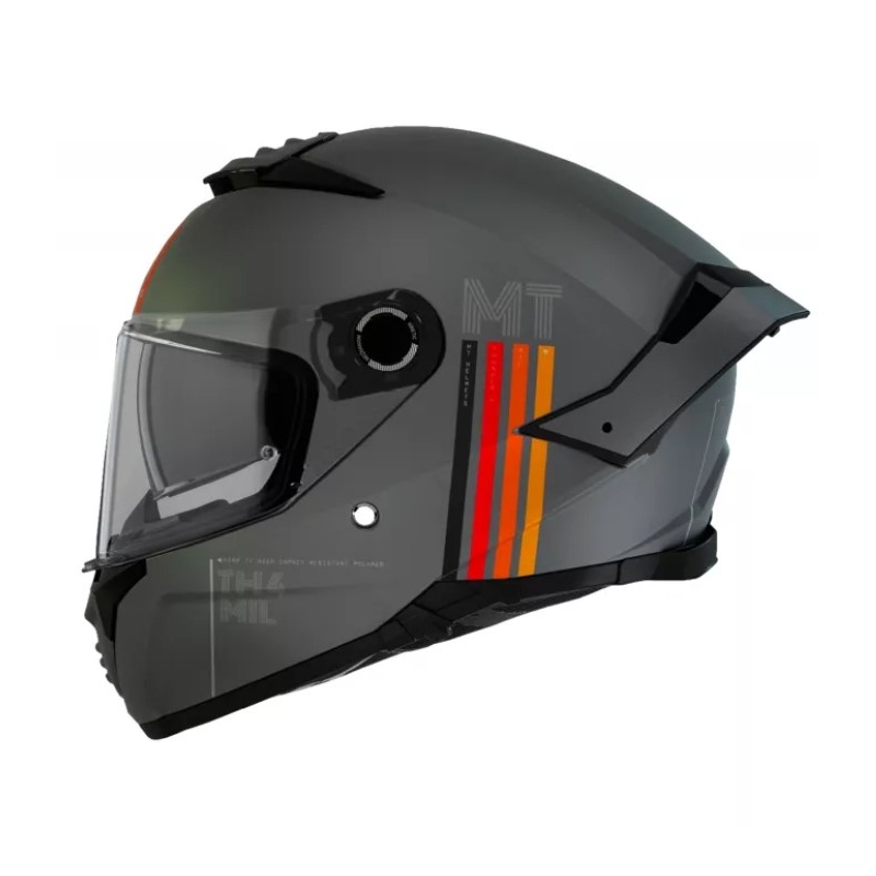 Casco Moto Integrale MT Thunder 4 SV Mil C2 Grigio Opaco Saldi