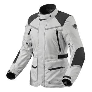 Giacca da moto Revit Voltiac 3 H2O Donna Argento e Nero