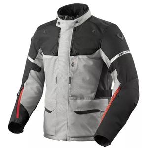 Giacca da moto Revit Outback 4 H2O argento-nero