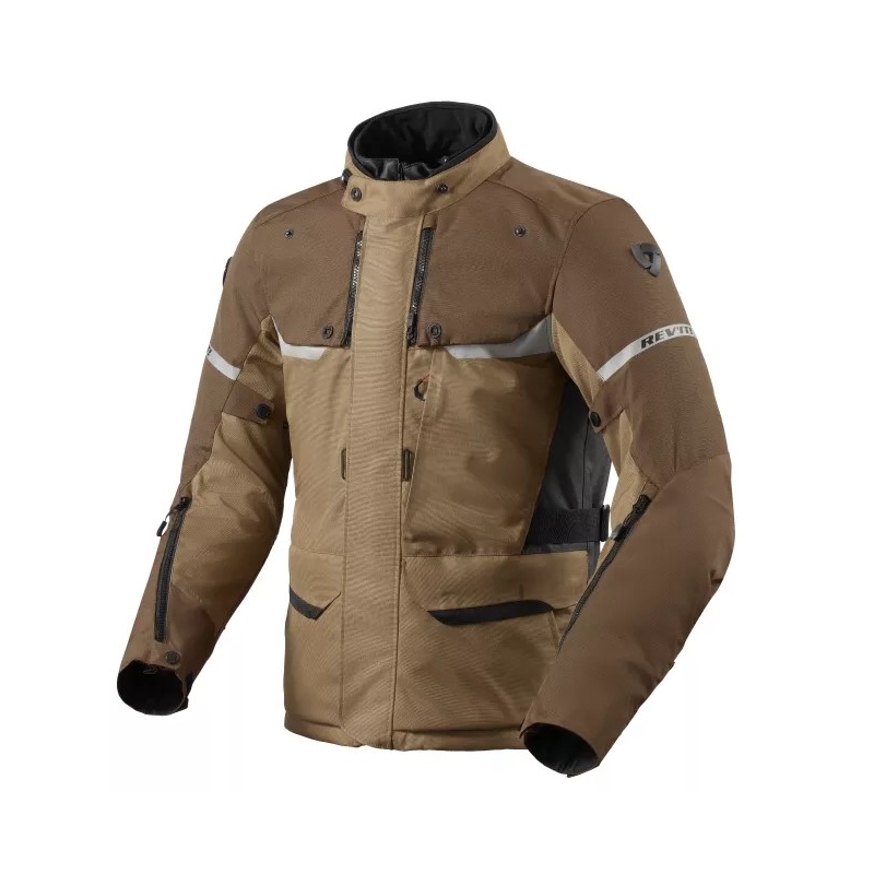 Giacca da moto Revit Outback 4 H2O marrone Saldi