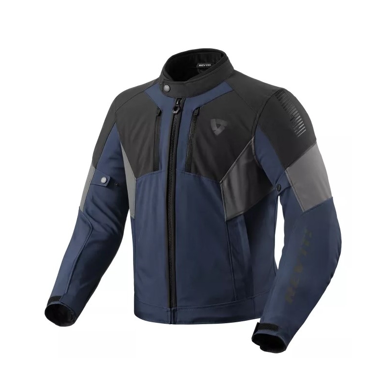 Giacca da moto Revit Catalyst H2O blu-nero