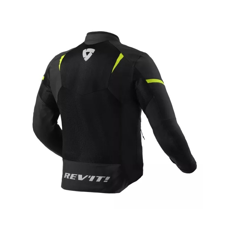 Giacca da moto Revit Hyperspeed 2 GT Air nero-giallo fluo Saldi
