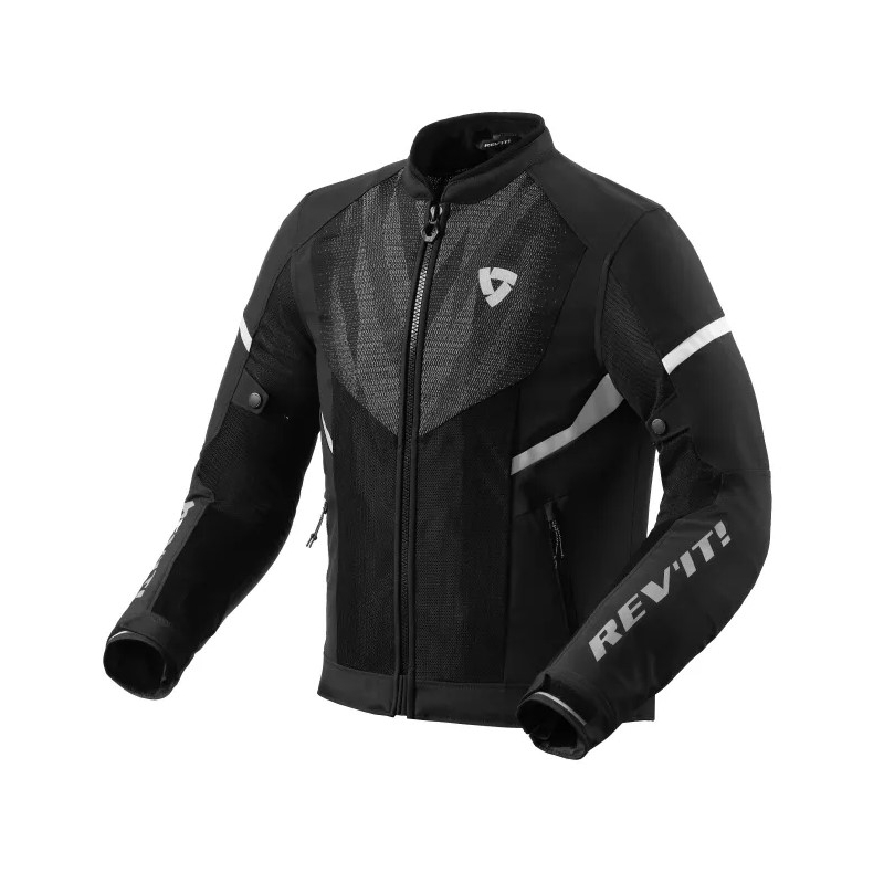 Saldi giacca da moto Revit Hyperspeed 2 GT Air nero-bianco Saldi