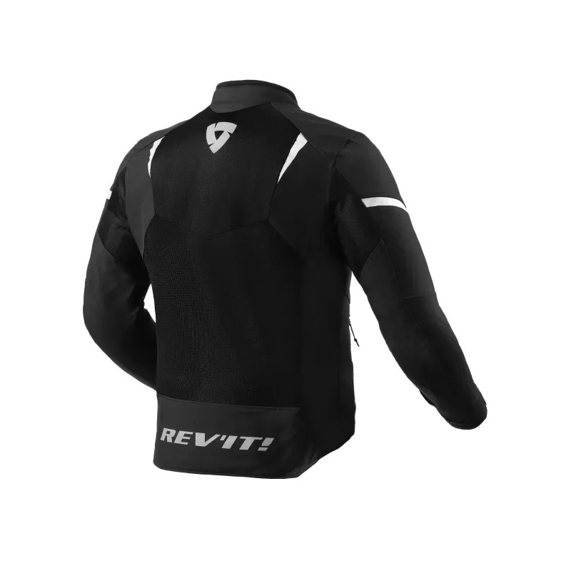 Saldi giacca da moto Revit Hyperspeed 2 GT Air nero-bianco Saldi