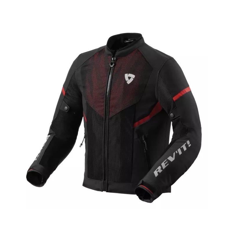 Saldi giacca moto Revit Hyperspeed 2 GT Air nero-rosso fluo Saldi