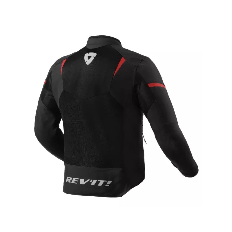 Saldi giacca moto Revit Hyperspeed 2 GT Air nero-rosso fluo Saldi