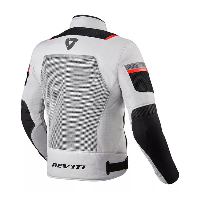 Giacca da moto Revit Tornado 3 argento-nero Saldi