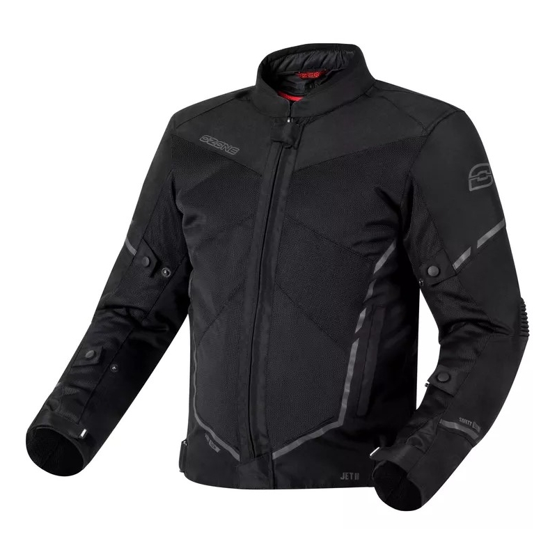Giacca da moto Ozone Jet II nero Saldi