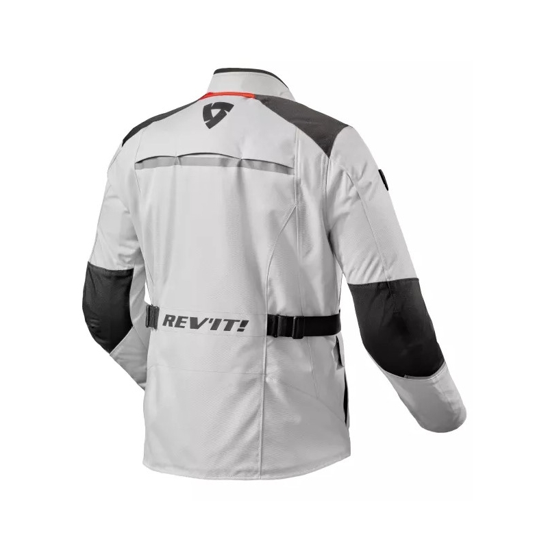 Giacca moto Revit Voltiac 3 H2O argento-nero