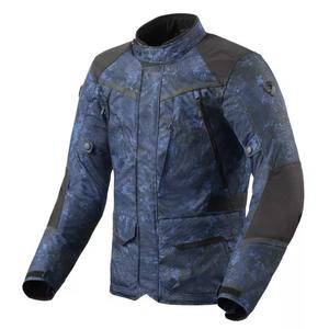 Giacca da moto Revit Voltiac 3 H2O camo blu Saldi