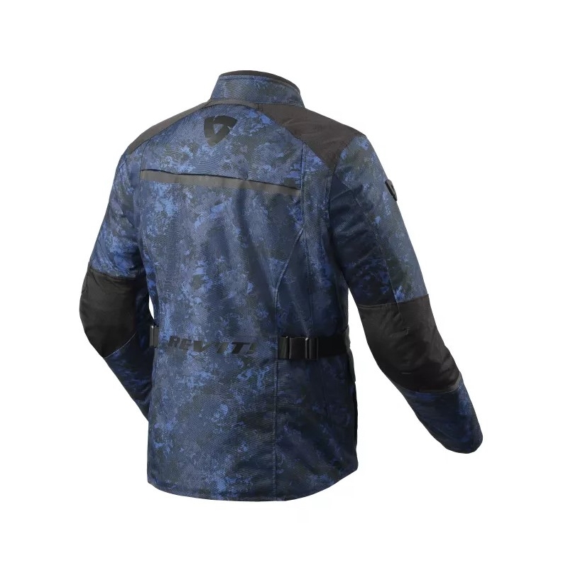 Giacca da moto Revit Voltiac 3 H2O camo blu Saldi