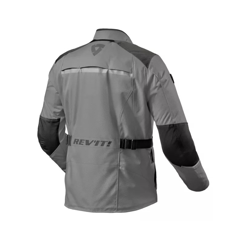 Giacca da moto Revit Voltiac 3 H2O grigio-nero