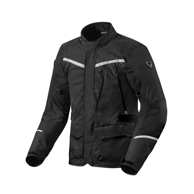 Giacca moto Revit Voltiac 3 H2O nero-argento