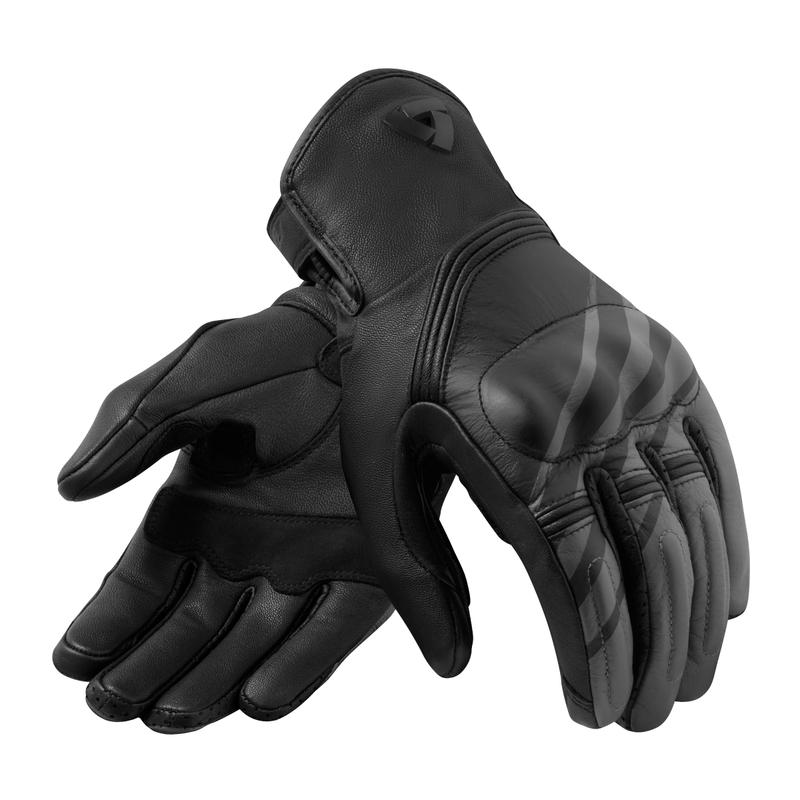 Guanti da moto Revit Redhill nero-grigio