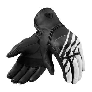 Guanti da moto Revit Redhill bianchi e neri Saldi