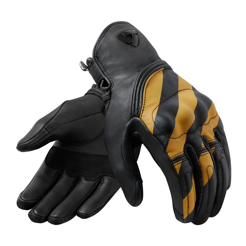 Guanti da moto Revit Redhill neri e gialli Saldi
