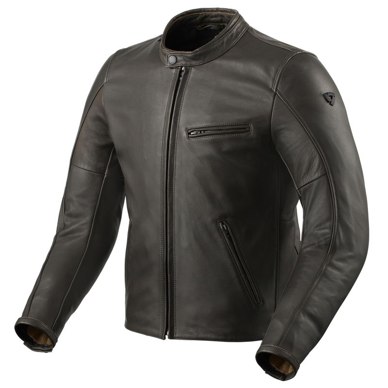 Giacca da moto Revit Rino marrone