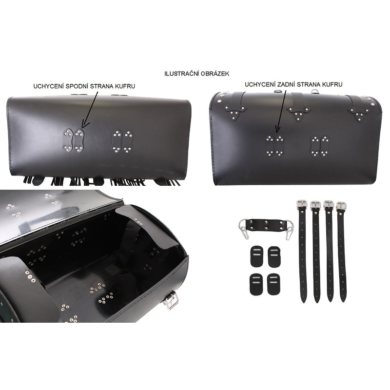 Chopper RSA-131A custodia in pelle per moto