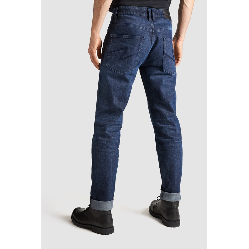 Jeans moto PANDO MOTO Arnie Slim blu Saldi