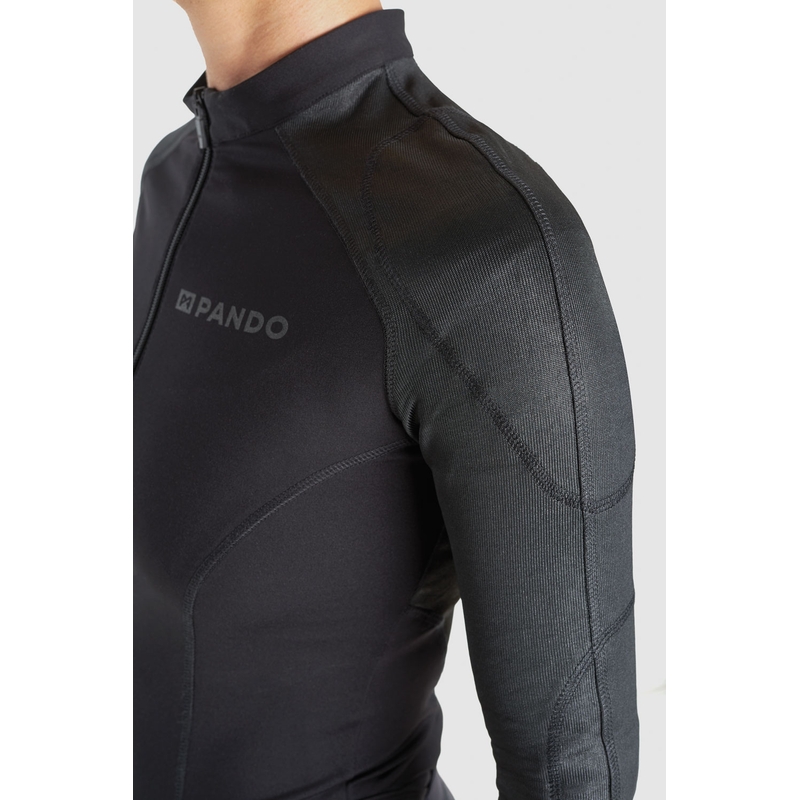 Corpo moto donna PANDO MOTO Shell WW nero Saldi