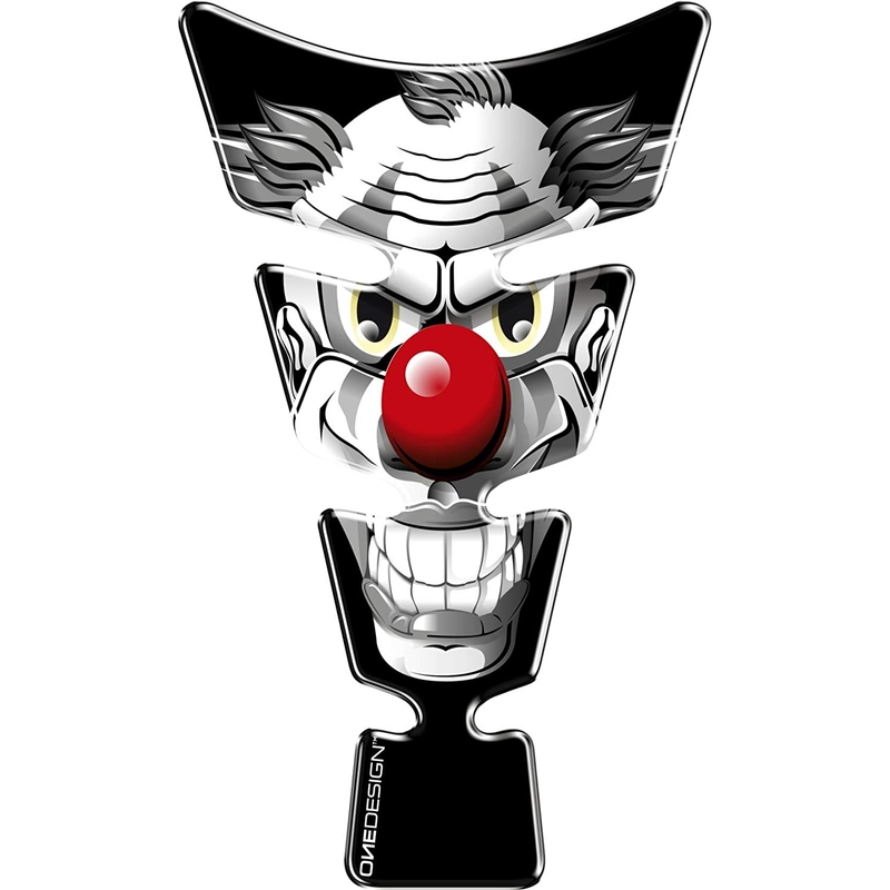 Coperchio del serbatoio - tankpad Print Clown grigio