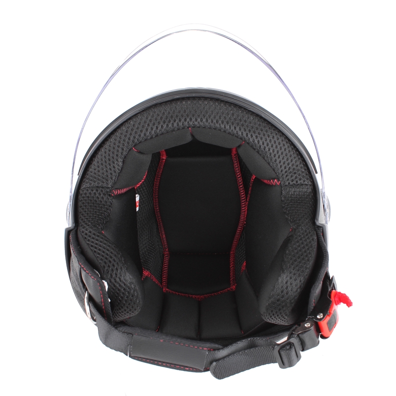 Casco moto MT Street open nero opaco Saldi