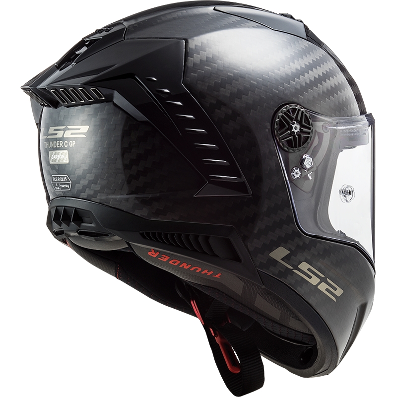 Casco moto LS2 FF805 Thunder Carbon Black Gloss Integral