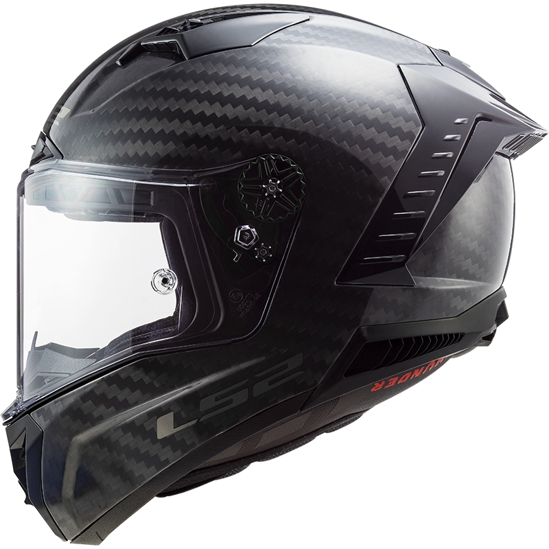 Casco moto LS2 FF805 Thunder Carbon Black Gloss Integral